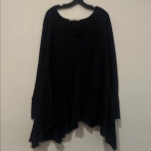 We The Free Black Knit Top